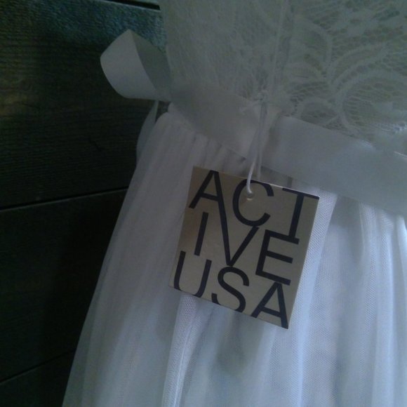 Active USA LACE MESHED CAMI MINI DRESS S, M, L - Picture 6 of 16